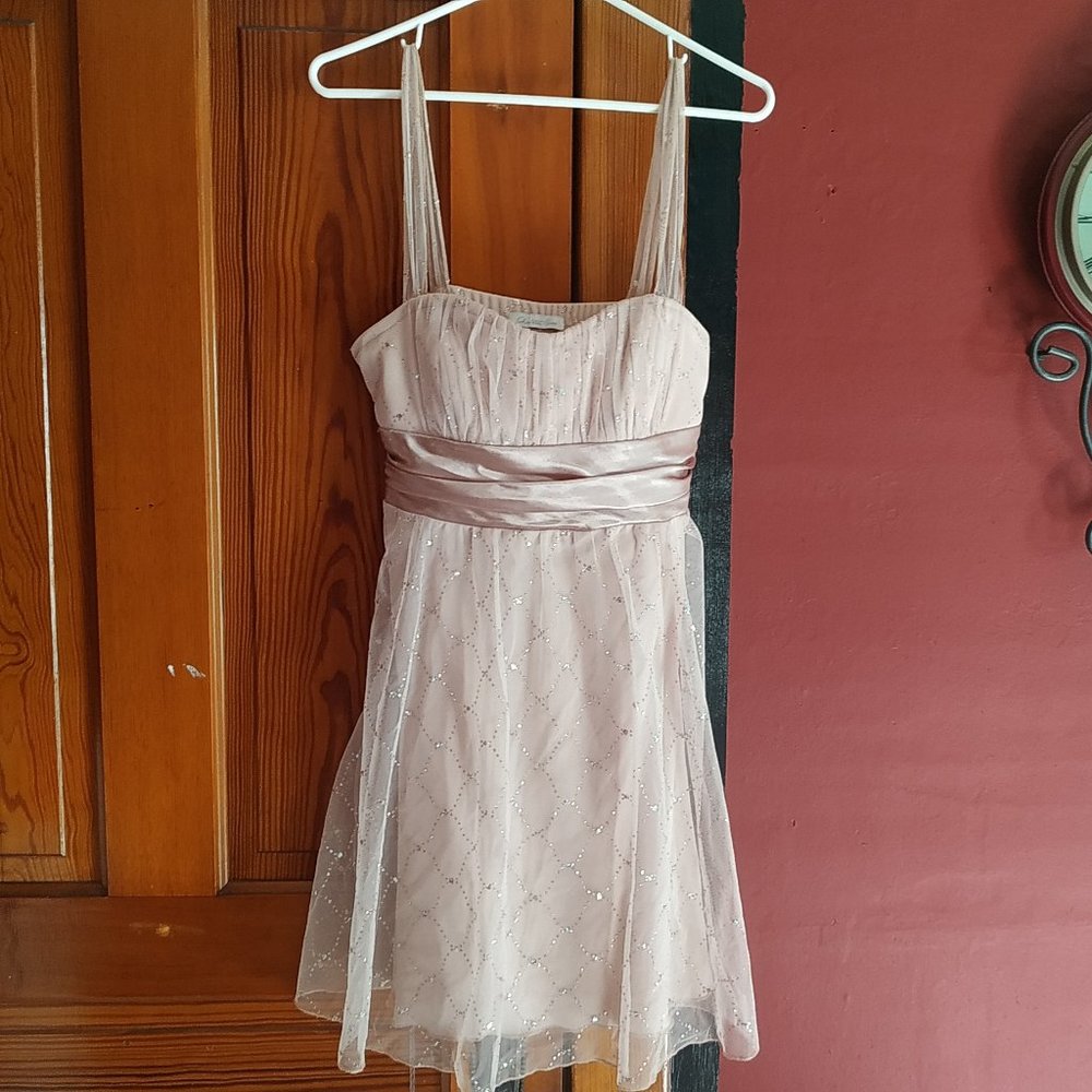 Charlotte Russe Women's Cream Beige Dress Size L